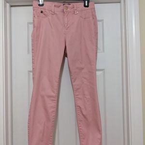 Curve Appeal Cropped Jegging Pink Size 4/27